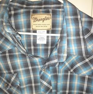 MENS WRANGLE 3XL BUTTON UP SHIRT